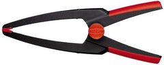 Bessey - 3" Jaw Opening Capacity, 4" Throat Depth, Needle Nose, Spring Clamp - Plastic Body, Plastic Handle, Plastic Tip, 9" OAL - USA Tool & Supply