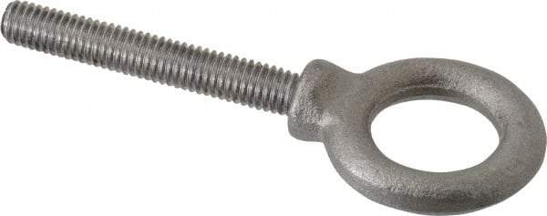 Gibraltar - 1,400 Lb Capacity, Steel, 3/8-16 Thread, Lifting Eye Bolt - Fully Threaded, 2-1/2" Shank, 2-1/2" Thread Length, Shoulder - USA Tool & Supply