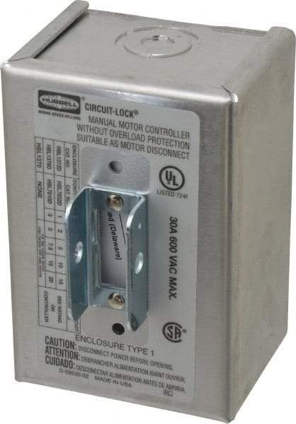 Hubbell Wiring Device-Kellems - Cam and Disconnect Switch Enclosure - For Use with 30 Amp Disconnect Switches - USA Tool & Supply