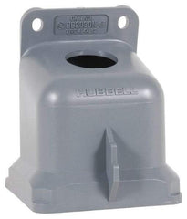 Hubbell Wiring Device-Kellems - 20, 30 Amp, 1 Inch Hub Size, Plastic Pin and Sleeve Angle Back Box - IP67, 15° Box Angle - USA Tool & Supply