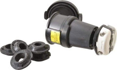 Hubbell Wiring Device-Kellems - 125 VAC, 20 Amp, L5-20R Configuration, Industrial Grade, Self Grounding Connector - 1 Phase, 2 Poles, IP66, 0.36 to 0.93 Inch Cord Diameter - USA Tool & Supply