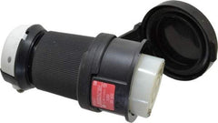 Hubbell Wiring Device-Kellems - 480 VAC, 20 Amp, L16-20R Configuration, Industrial Grade, Self Grounding Connector - 3 Phase, 3 Poles, IP66, 0.35 to 1.15 Inch Cord Diameter - USA Tool & Supply