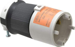 Hubbell Wiring Device-Kellems - 125/250 VAC, 30 Amp, L14-30P Configuration, Industrial Grade, Self Grounding Plug - 1 Phase, 3 Poles, IP20, 0.35 to 1.15 Inch Cord Diameter - USA Tool & Supply
