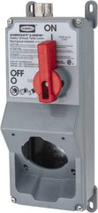 Hubbell Wiring Device-Kellems - 1 Phase, Enclosed Nonfused Cam & Disconnect Switch - Thermoplastic - USA Tool & Supply