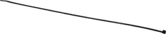 Thomas & Betts - 14-1/2" Long Black Nylon Standard Cable Tie - 40 Lb Tensile Strength, 1.13mm Thick, 4" Max Bundle Diam - USA Tool & Supply