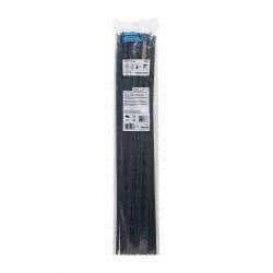 Thomas & Betts - 28" Long Black Nylon Standard Cable Tie - 120 Lb Tensile Strength, 1.91mm Thick, 4-3/4" Max Bundle Diam - USA Tool & Supply