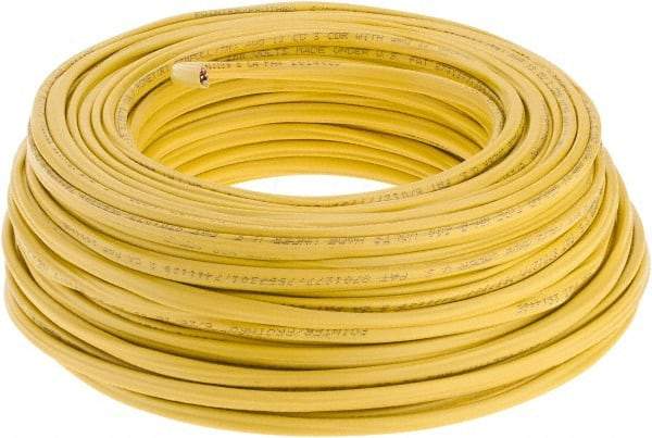 Southwire - NM-B, 12 AWG, 20 Amp, 250' Long, Stranded Core, 1 Strand Building Wire - Yellow, PVC Insulation - USA Tool & Supply