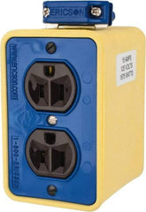 Conductix - Plastic Rectangle Outlet Box - 4-1/2" Overall Height x 2-1/2" Overall Width - USA Tool & Supply
