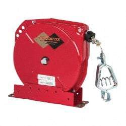 Conductix - 3/32 Inch x 50 Ft. Stranded Cable Grounding Reel - Spring Driven Reel - USA Tool & Supply