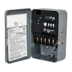 Intermatic - 7 Day Indoor Digital Electronic Timer Switch - 42 On/Off per wk, 240 VAC, 60 Hz, - USA Tool & Supply