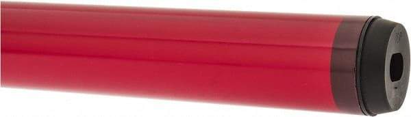 Made in USA - 48 Inch Long, Red, Fluorescent Lamp Sleeve - T12 Shape - USA Tool & Supply