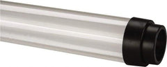 Made in USA - 48 Inch Long, Clear, Fluorescent Lamp Sleeve - T8 Shape - USA Tool & Supply