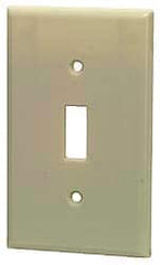 Leviton - 1 Gang, 4-1/2 Inch Long x 2-3/4 Inch Wide, Standard Outlet Wall Plate - USA Tool & Supply