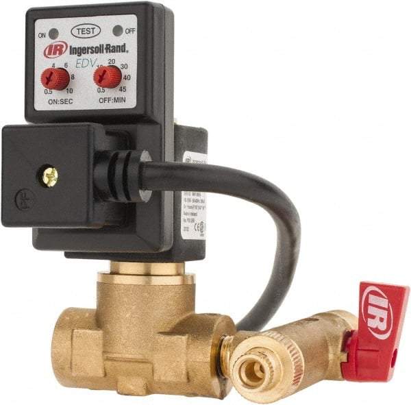 Ingersoll-Rand - Electronic Condensate Drain Valve - 110/120V - USA Tool & Supply