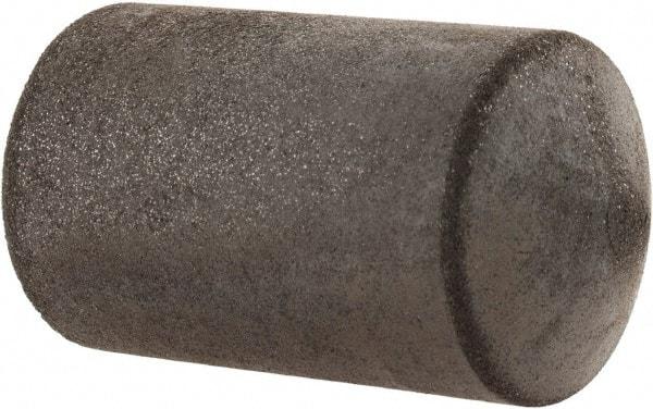 Made in USA - 1" Max Diam x 1-3/4" Long, Cone, Rubberized Point - Medium Grade, Silicon Carbide, 1/4" Arbor Hole, Unmounted - USA Tool & Supply