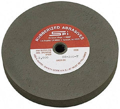 Made in USA - 6" Diam x 1/2" Hole x 3/4" Thick, 80 Grit Surface Grinding Wheel - Aluminum Oxide/Silicon Carbide Blend, Medium Grade, 3,600 Max RPM - USA Tool & Supply