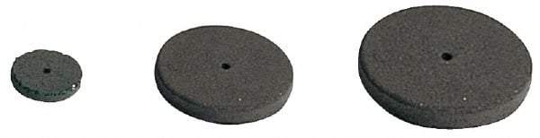 Made in USA - 1-1/2" Diam x 1/4" Hole x 3/8" Thick, 240 Grit Surface Grinding Wheel - Aluminum Oxide/Silicon Carbide Blend, Very Fine Grade, 15,000 Max RPM - USA Tool & Supply