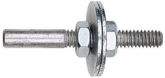 Made in USA - 1/4" Shank Rubberized Abrasive Point Mandrel - 1/4" Hole Compatibility, for Small Wheels - USA Tool & Supply