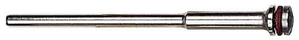 Made in USA - 3/32" Shank Rubberized Abrasive Point Mandrel - 1/16" Hole Compatibility, for Small Wheels - USA Tool & Supply