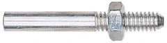Made in USA - 1/4" Shank Rubberized Abrasive Point Mandrel - 1/4" Hole Compatibility, for Cones & Rubberized Points - USA Tool & Supply