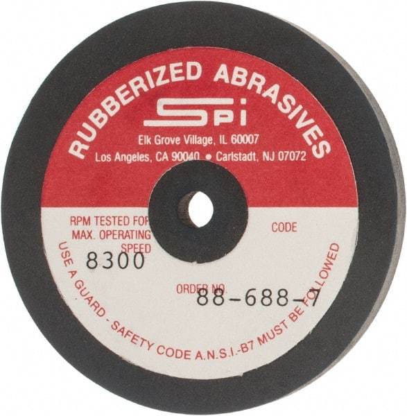 Made in USA - 2-1/2" Diam x 1/4" Hole x 1/4" Thick, 240 Grit Surface Grinding Wheel - Aluminum Oxide/Silicon Carbide Blend, Very Fine Grade, 8,300 Max RPM - USA Tool & Supply