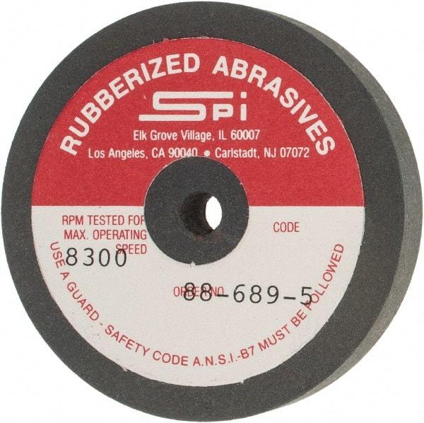 Made in USA - 2-1/2" Diam x 1/4" Hole x 3/8" Thick, 240 Grit Surface Grinding Wheel - Aluminum Oxide/Silicon Carbide Blend, Very Fine Grade, 8,300 Max RPM - USA Tool & Supply