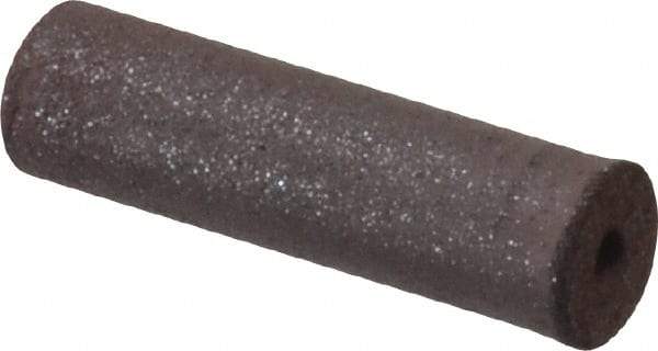 Made in USA - 1/4" Max Diam x 7/8" Long, Cylinder, Rubberized Point - Fine Grade, Silicon Carbide, 1/16" Arbor Hole, Unmounted - USA Tool & Supply