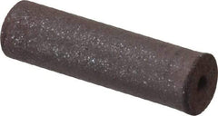 Made in USA - 1/4" Max Diam x 7/8" Long, Cylinder, Rubberized Point - Fine Grade, Silicon Carbide, 1/16" Arbor Hole, Unmounted - USA Tool & Supply
