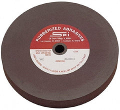 Made in USA - 6" Diam x 1/2" Hole x 1/8" Thick, 120 Grit Surface Grinding Wheel - Aluminum Oxide/Silicon Carbide Blend, Fine Grade, 3,500 Max RPM - USA Tool & Supply