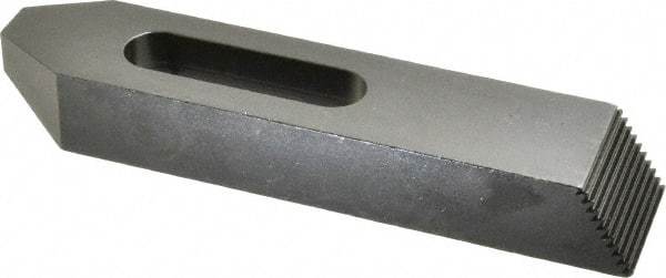 Gibraltar - M20mm Stud, Steel, Plain Strap Clamp - 56mm Travel, 203mm OAL x 45mm Wide x 29mm High, Black Oxide Finish, Tapered Nose - USA Tool & Supply