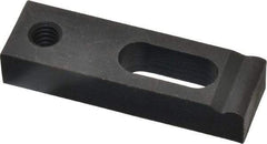 Gibraltar - 1/4" Stud, Medium Carbon Steel, Strap Clamp - 1/2" Travel, 2" OAL x 5/8" Wide x 3/8" High, Black Oxide Finish, Radius Nose - USA Tool & Supply