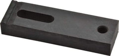 Gibraltar - 5/16" Stud, Medium Carbon Steel, Strap Clamp - 13/16" Travel, 3-1/4" OAL x 1" Wide x 1/2" High, Black Oxide Finish, Radius Nose - USA Tool & Supply