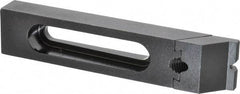 Gibraltar - 7-1/4" OAL x 1-1/2" Overall Width, Low Grip Nose, Steel Manual Edge Clamp - Black Oxide Coating, 7/8" High, 1/2" Socket Cap Screw Slot, 3" Travel - USA Tool & Supply