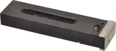 Gibraltar - 4-11/16" OAL x 1-1/4" Overall Width, Standard Grip Nose, Steel Manual Edge Clamp - Black Oxide Coating, 5/8" High, 3/8" Socket Cap Screw Slot, 2-3/16" Travel - USA Tool & Supply