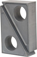 Gibraltar - 2 Piece, 89 to 229mm Height Adjustment, Steel Step Block - 1/16" Step Depth, 1/8" Step Elevation, 38mm Width, 5-21/64" Base Depth, 3-7/16" Height - USA Tool & Supply