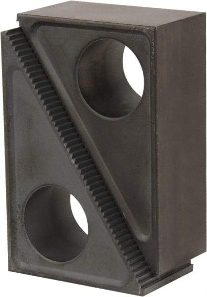 Gibraltar - 2 Piece, 89 to 229mm Height Adjustment, Steel Step Block - 1/16" Step Depth, 1/8" Step Elevation, 51mm Width, 5-21/64" Base Depth, 3-7/16" Height - USA Tool & Supply