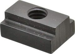 Gibraltar - 5/16-18 Blind Tapped T Slot Nut - 3/8" Slot Width, 5/8 x 1/4" Base Width x Height, 7/8 x 3/8" OAL x Height - USA Tool & Supply