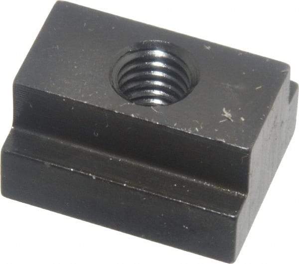 Gibraltar - 3/8-16 Blind Tapped T Slot Nut - 9/16" Slot Width, 7/8 x 11/32" Base Width x Height, 1-1/8 x 5/8" OAL x Height - USA Tool & Supply