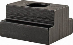 Gibraltar - 1/2-13 Blind Tapped T Slot Nut - 5/8" Slot Width, 1 x 11/32" Base Width x Height, 1-1/8 x 5/8" OAL x Height - USA Tool & Supply