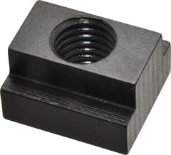 Gibraltar - 5/8-11 Blind Tapped T Slot Nut - 11/16" Slot Width, 1-1/8 x 7/16" Base Width x Height, 1-1/4 x 3/4" OAL x Height - USA Tool & Supply