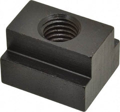 Gibraltar - 5/8-11 Blind Tapped T Slot Nut - 13/16" Slot Width, 1-1/4 x 9/16" Base Width x Height, 1-1/2 x 1" OAL x Height - USA Tool & Supply