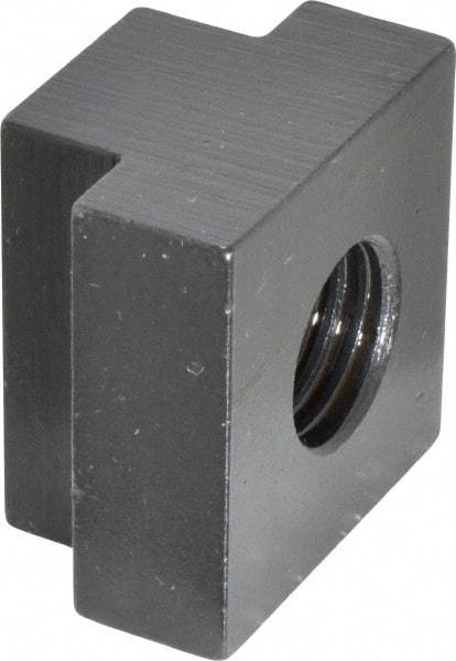 Gibraltar - 3/4-10 Blind Tapped T Slot Nut - 7/8" Slot Width, 1-1/2 x 9/16" Base Width x Height, 1-1/2 x 1" OAL x Height - USA Tool & Supply