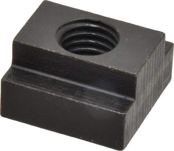 Gibraltar - 5/8-11 Tapped Through T Slot Nut - 3/4" Slot Width, 1-1/4 x 15/32" Base Width x Height, 1-1/4 x 3/4" OAL x Height - USA Tool & Supply