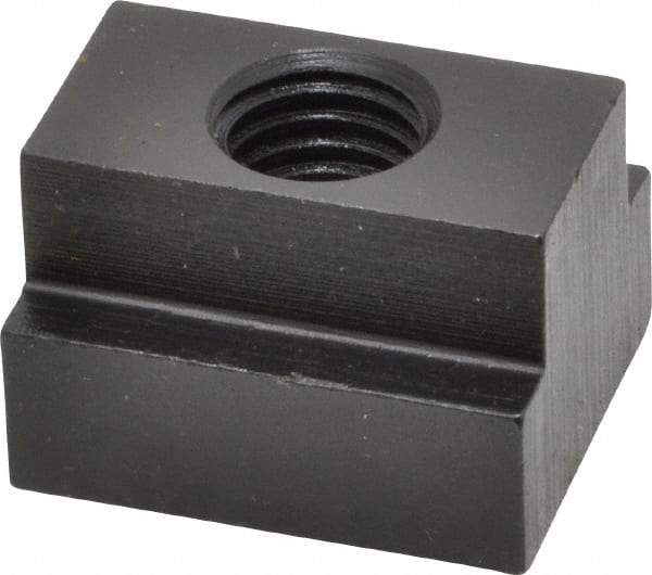 Gibraltar - 5/8-11 Tapped Through T Slot Nut - 13/16" Slot Width, 1-1/4 x 9/16" Base Width x Height, 1-1/2 x 1" OAL x Height - USA Tool & Supply