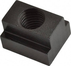 Gibraltar - 3/4-10 Tapped Through T Slot Nut - 13/16" Slot Width, 1-1/4 x 9/16" Base Width x Height, 1-1/2 x 1" OAL x Height - USA Tool & Supply