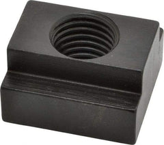 Gibraltar - 7/8-9 Tapped Through T Slot Nut - 1" Slot Width, 1-5/8 x 5/8" Base Width x Height, 1-3/4 x 1" OAL x Height - USA Tool & Supply