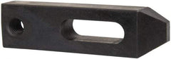 Gibraltar - 17/32" Stud, Carbon Steel, Strap Clamp - 1-1/4" Travel, 4-1/2" OAL x 1-1/4" Wide x 3/4" High, Black Oxide Finish, Tapered Nose - USA Tool & Supply