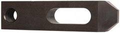 Gibraltar - 25/32" Stud, Carbon Steel, Strap Clamp - 1-1/2" Travel, 6" OAL x 1-1/2" Wide x 1" High, Black Oxide Finish, Tapered Nose - USA Tool & Supply