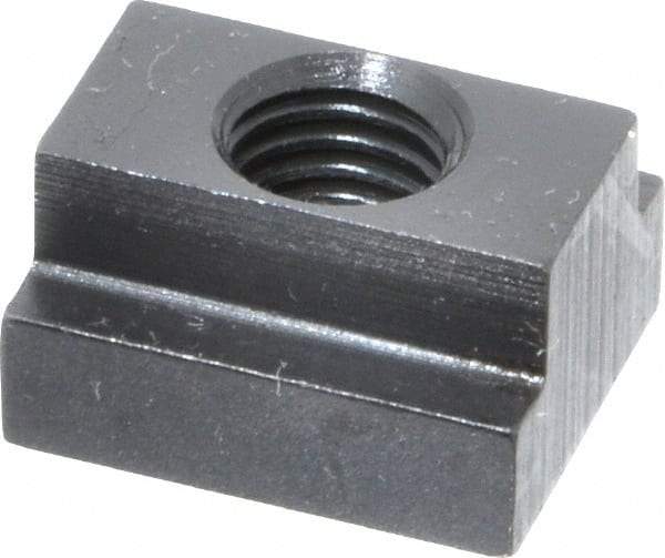 Gibraltar - M10x1.50 Blind Tapped T Slot Nut - 1/2" Slot Width, 19 x 7mm Base Width x Height, 22 x 13mm OAL x Height - USA Tool & Supply