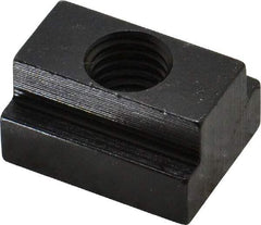 Gibraltar - M12x1.75 Blind Tapped T Slot Nut - 9/16" Slot Width, 22 x 9mm Base Width x Height, 29 x 16mm OAL x Height - USA Tool & Supply